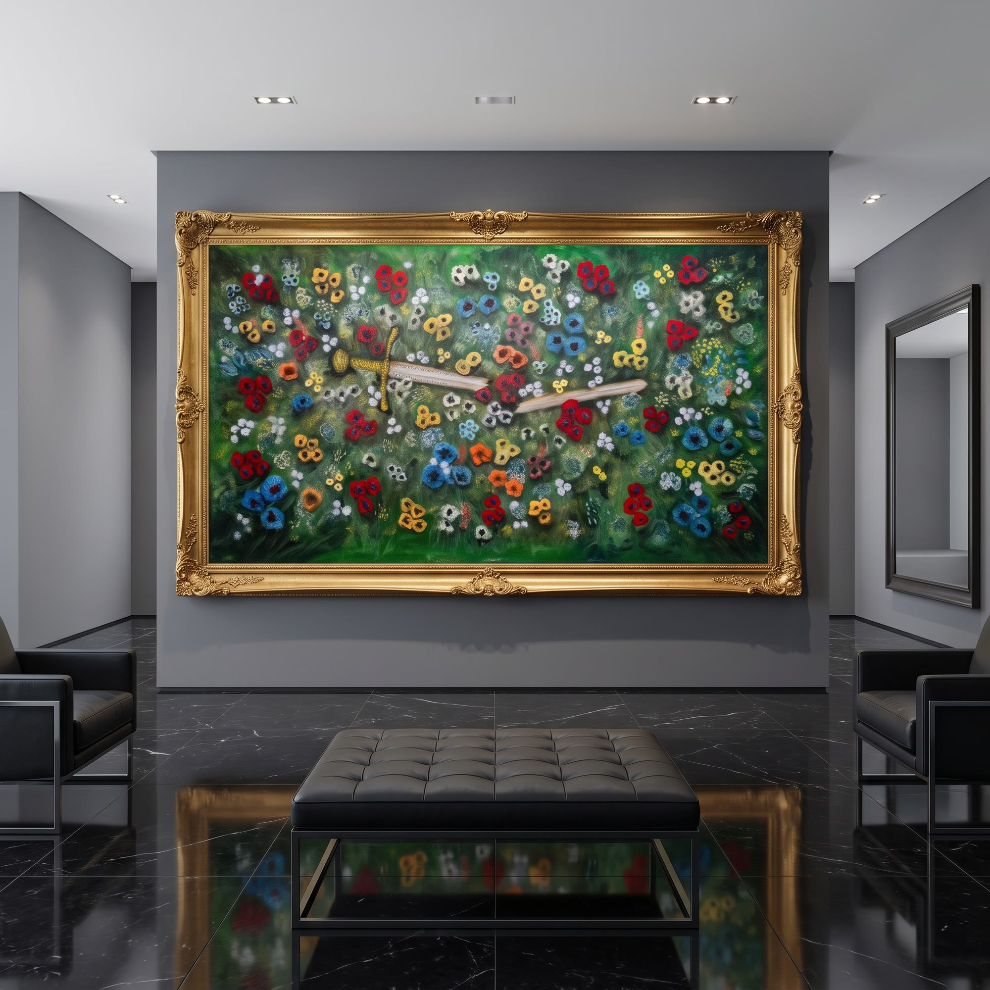 The Broken Sword, painting by Gabriel Dean Roberts