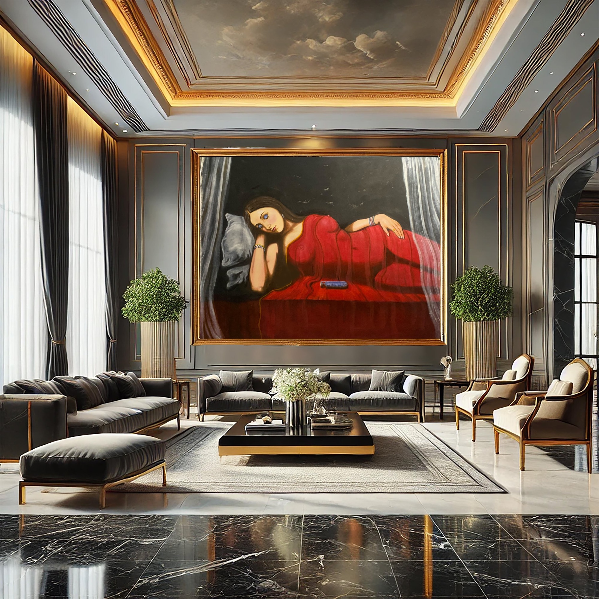 The Sleep of Psyche, mural by Gabriel Dean Roberts